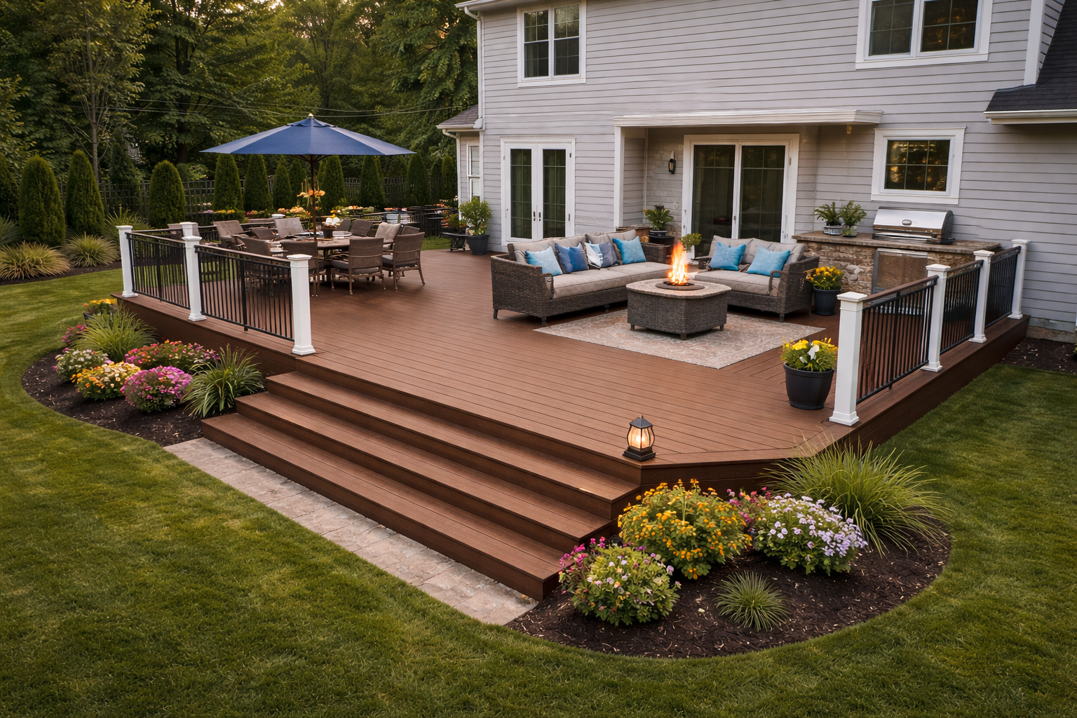 Deck building services in Edmonton