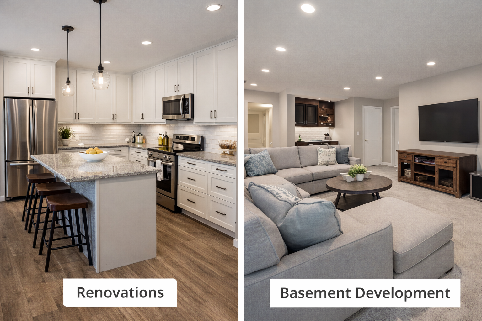 Basement development and home renovation service in Edmonton